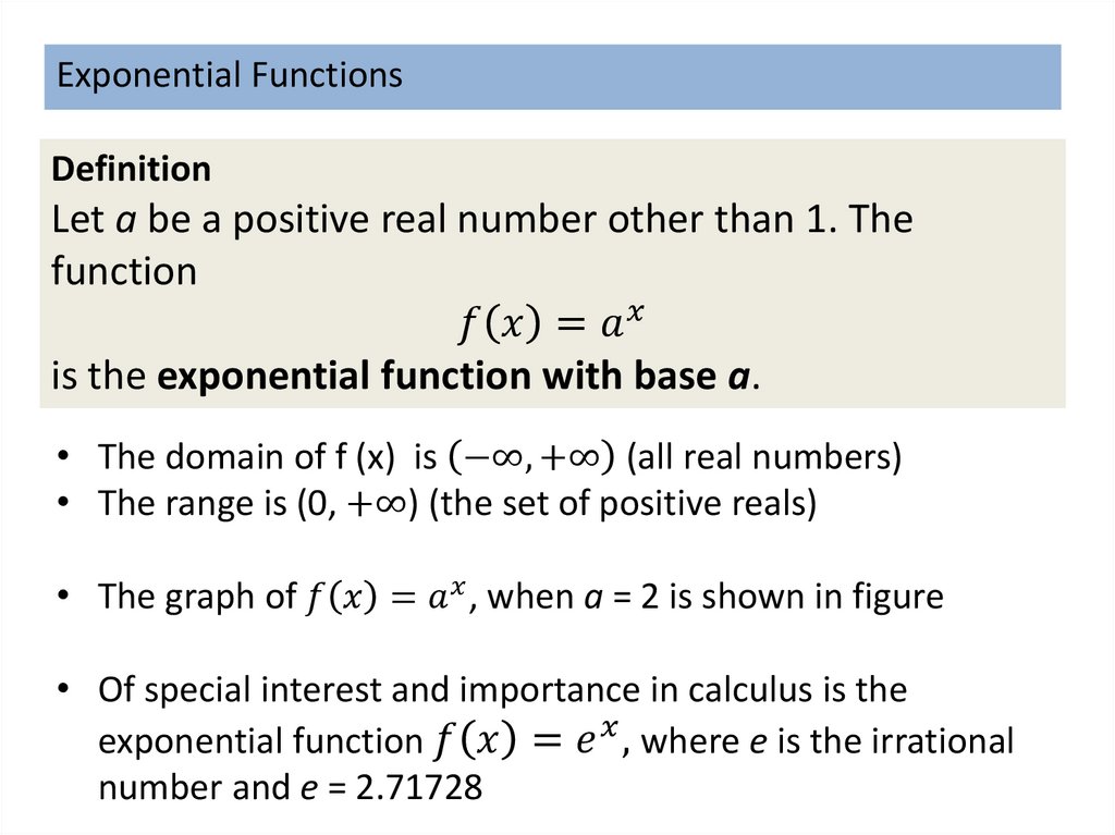 Lecture Functions And Graphs Part