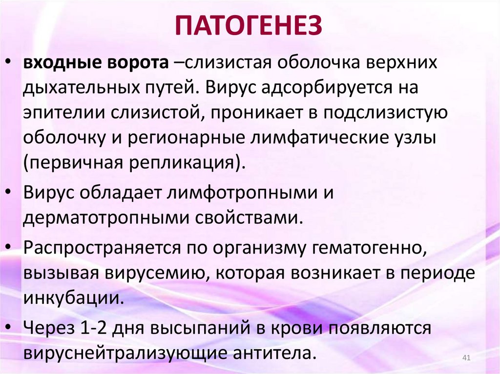 ПАТОГЕНЕЗ