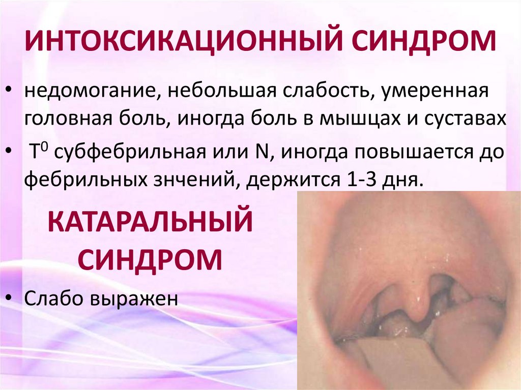 ИНТОКСИКАЦИОННЫЙ СИНДРОМ