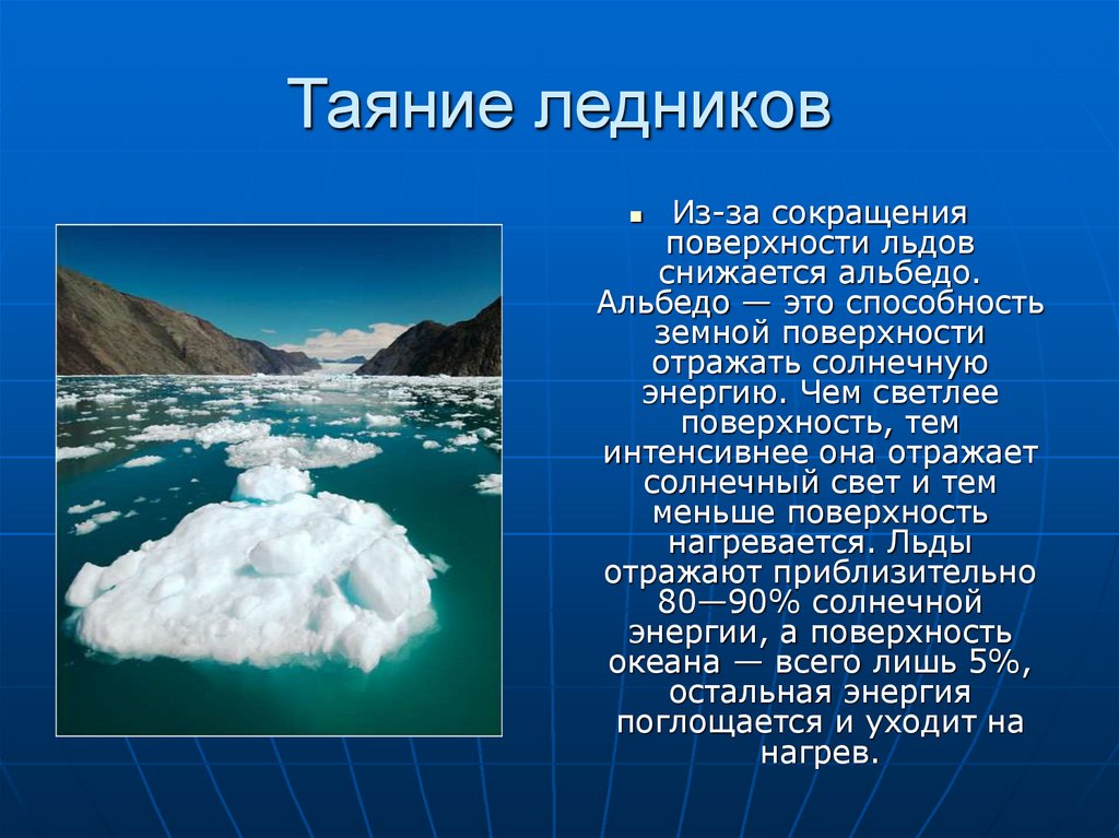 Таяние ледников