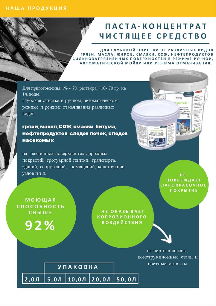 ПАСТА-КОНЦЕНТРАТ ЧИСТЯЩЕЕ СРЕДСТВО