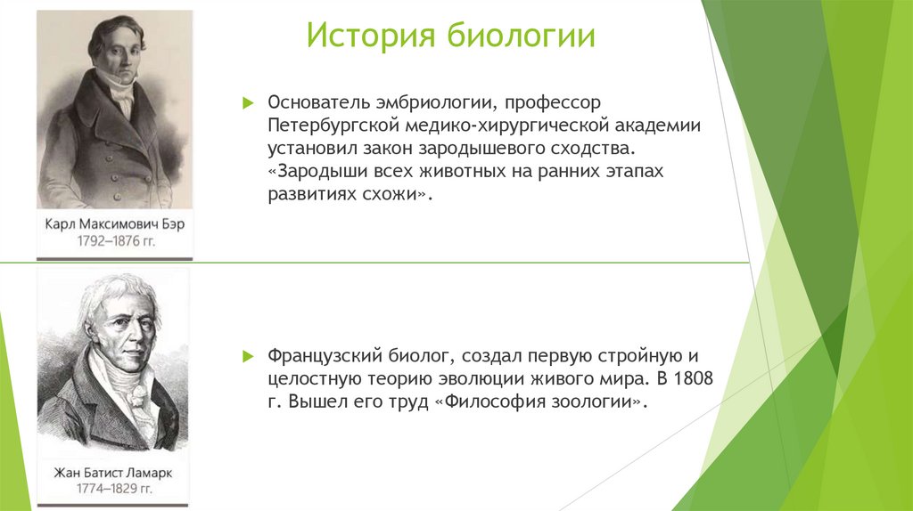 История биологии