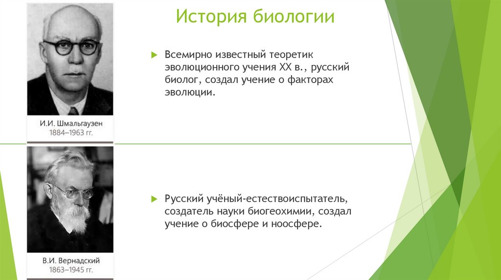 История биологии