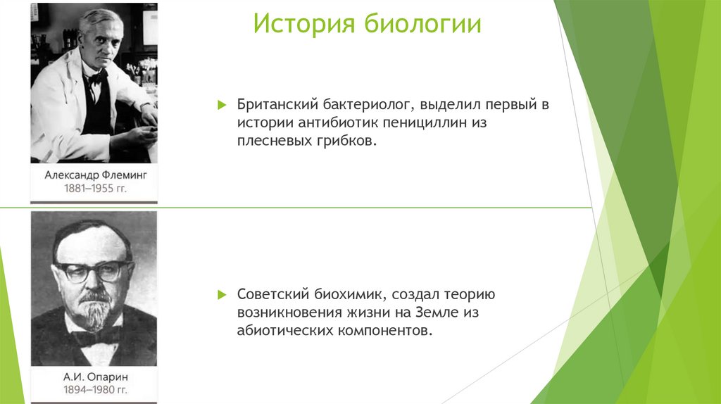 История биологии