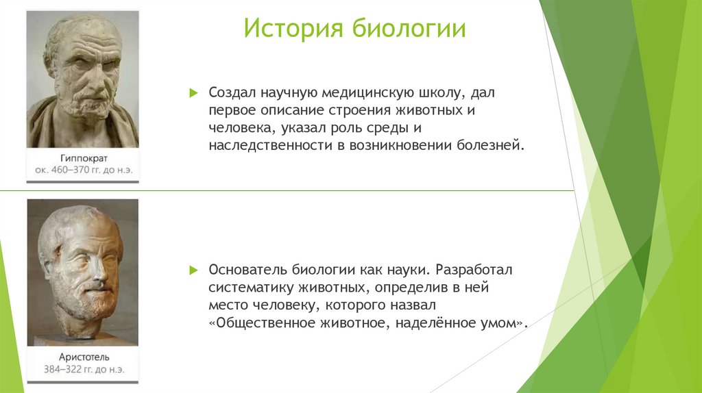 История биологии