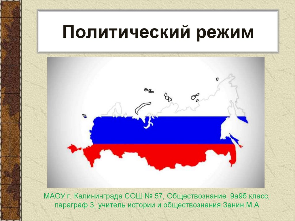 Политический режим