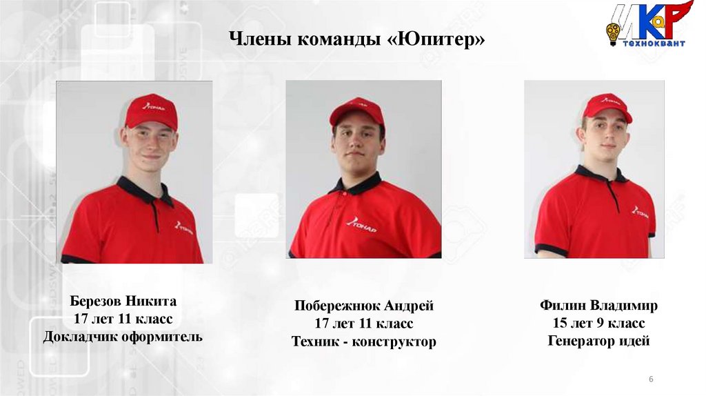 Березов Никита 17 лет 11 класс Докладчик оформитель