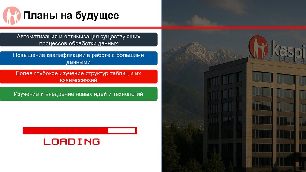 Планы на будущее