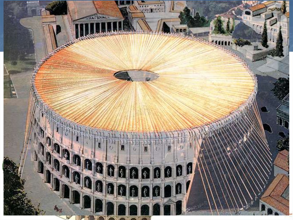 Места нижнего яруса были предназначены для императора и его окружения. Следующий ярус предназначался для всадников, затем для