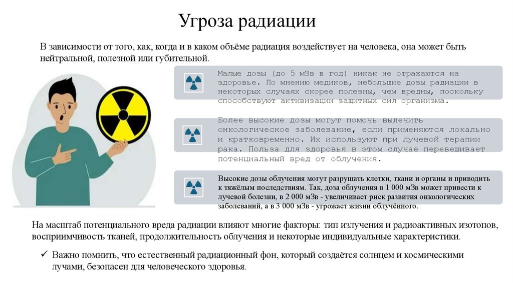 Угроза радиации