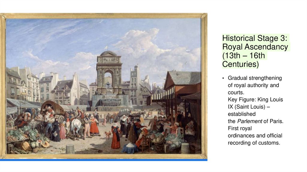 Historical Stage 3: Royal Ascendancy (13th – 16th Centuries)