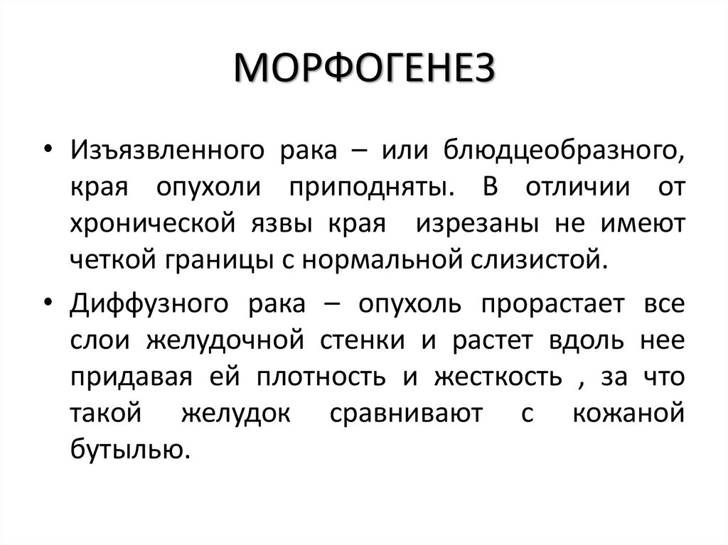 МОРФОГЕНЕЗ