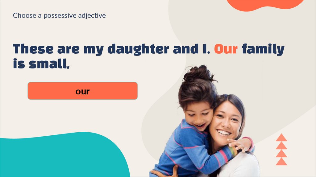 These are my daughter and I. Our family is small,