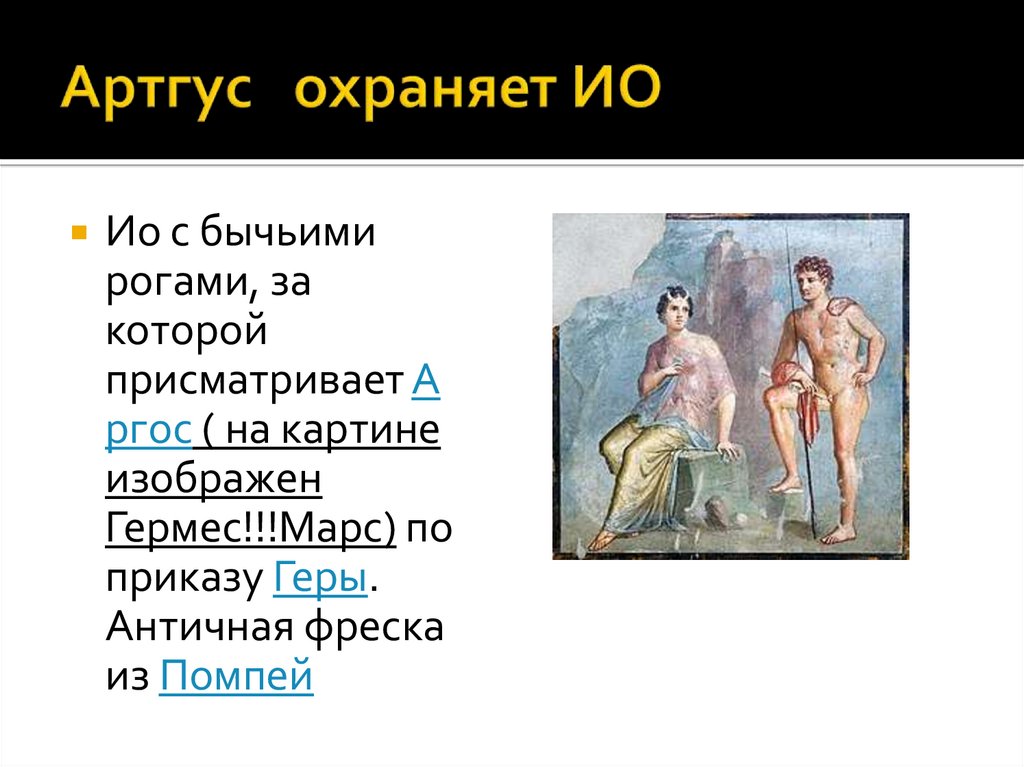 Артгус охраняет ИО