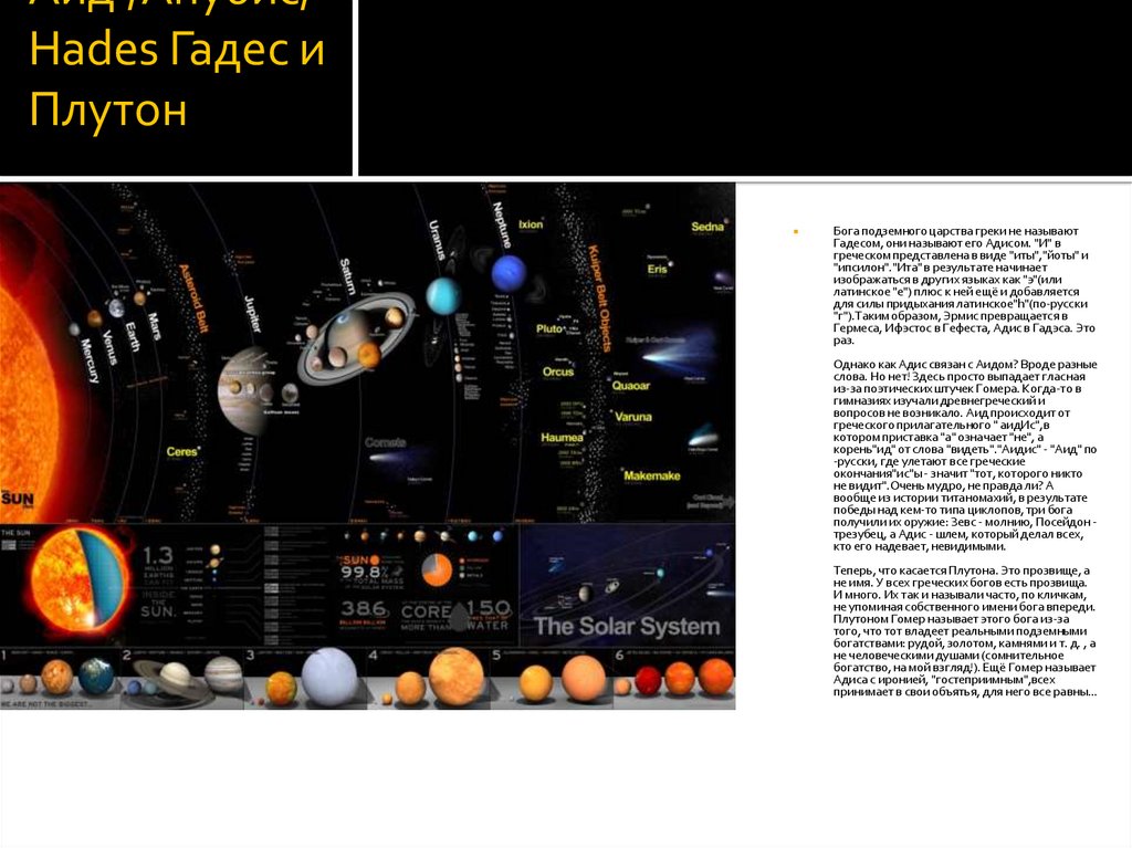 Аид /Анубис/ Hades Гадес и Плутон