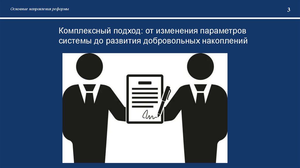 Основные направления реформы