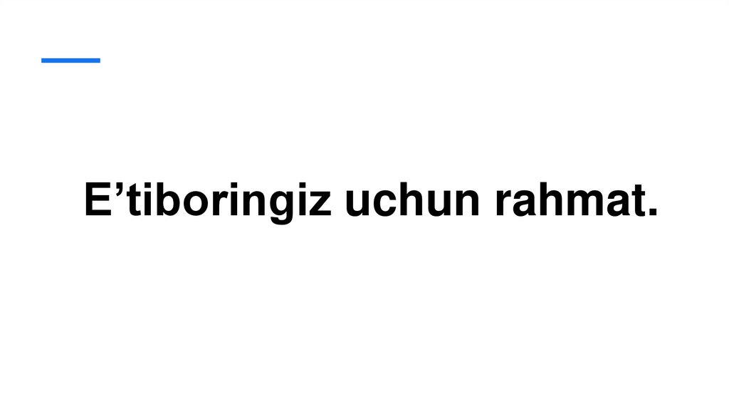 E’tiboringiz uchun rahmat.