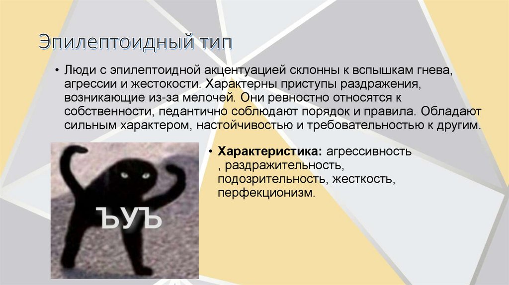 Эпилептоидный тип