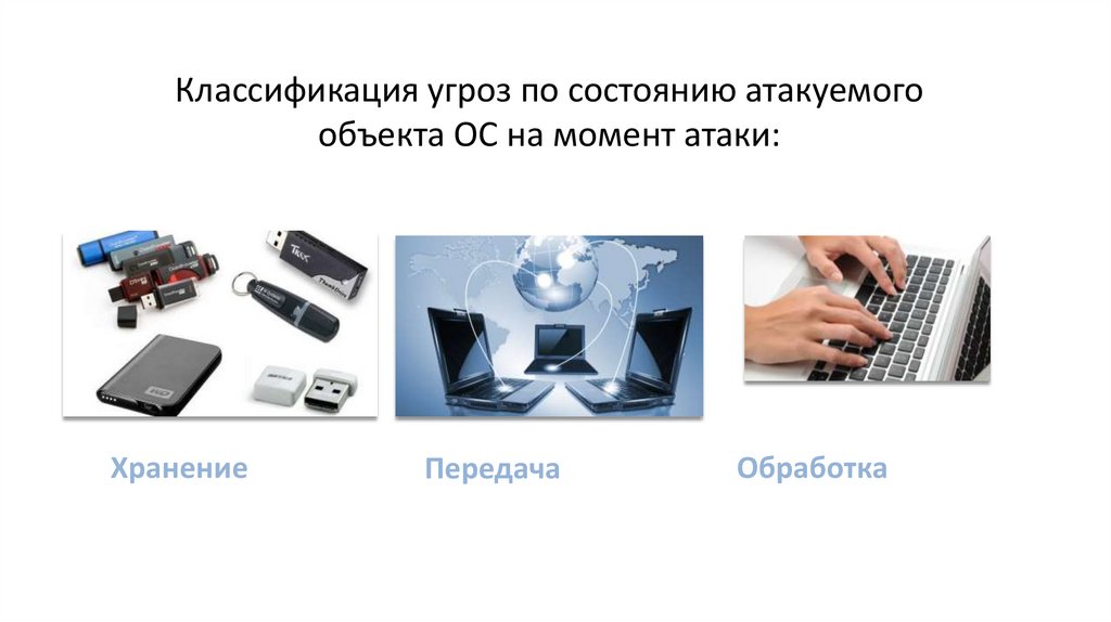 Классификация угроз по состоянию атакуемого объекта ОС на момент атаки: