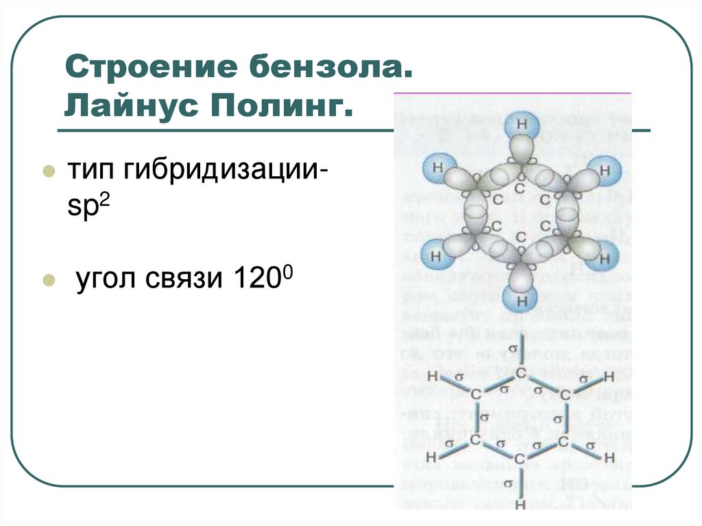Строение бензола. Лайнус Полинг.