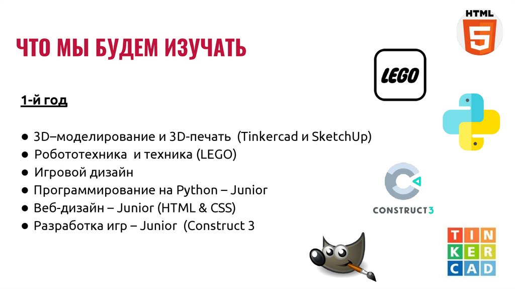 ЧТО МЫ БУДЕМ ИЗУЧАТЬ