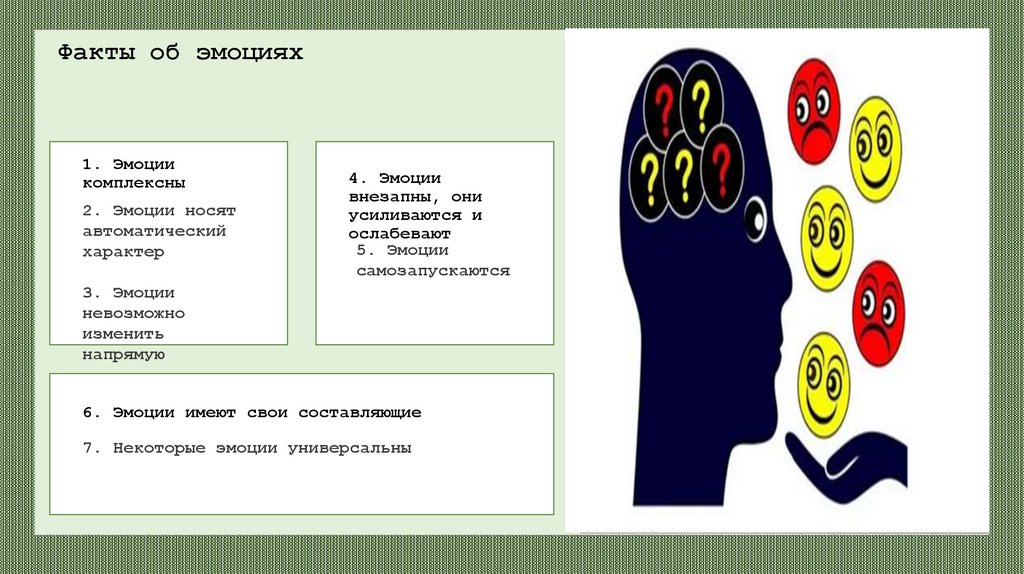 Факты об эмоциях