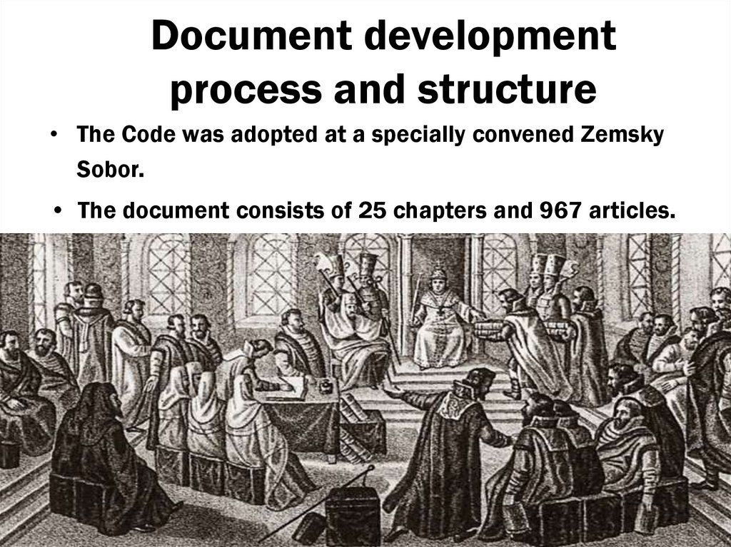 Document development process and structure