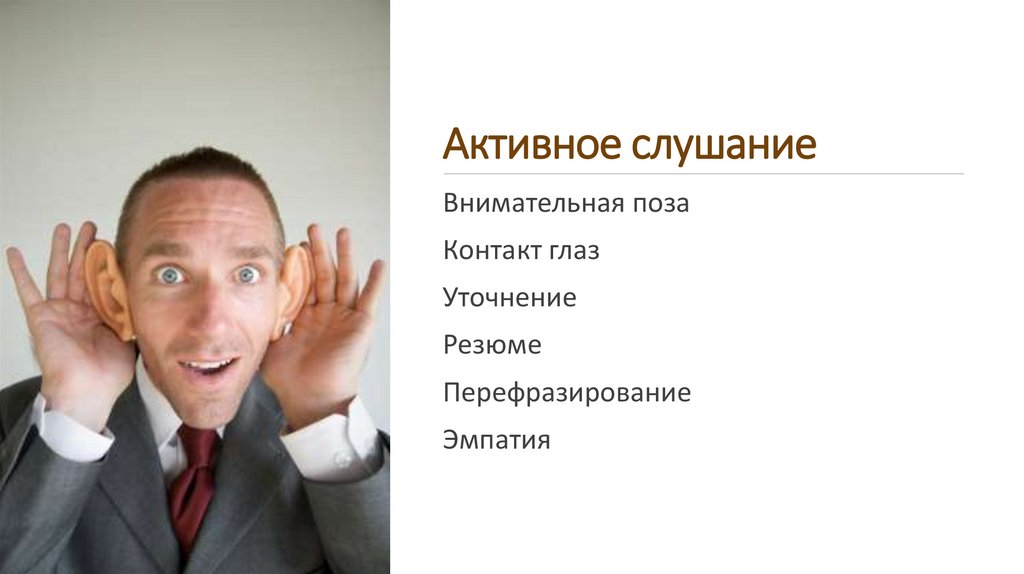 Активное слушание