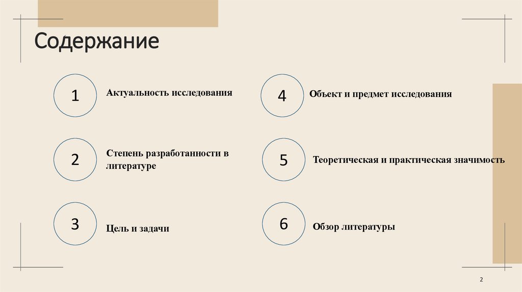 Содержание