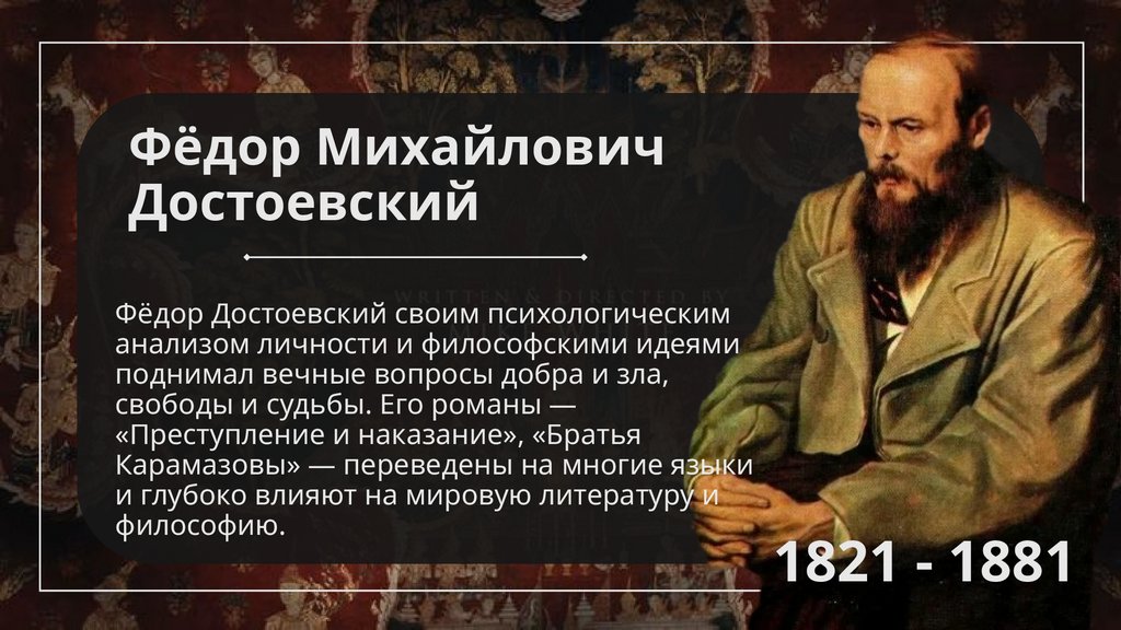 Фёдор Михайлович Достоевский