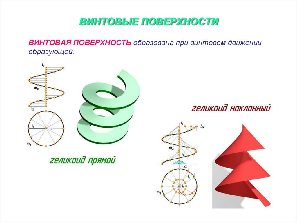 ВИНТОВЫЕ ПОВЕРХНОСТИ