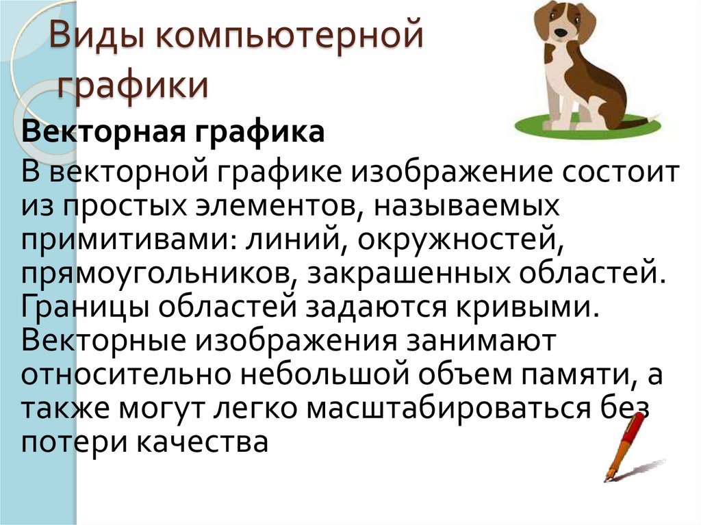 Виды компьютерной графики