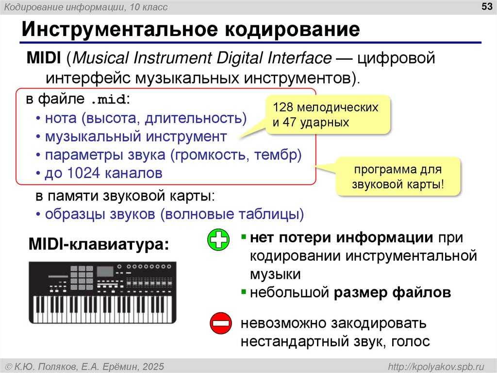 Инструментальное кодирование