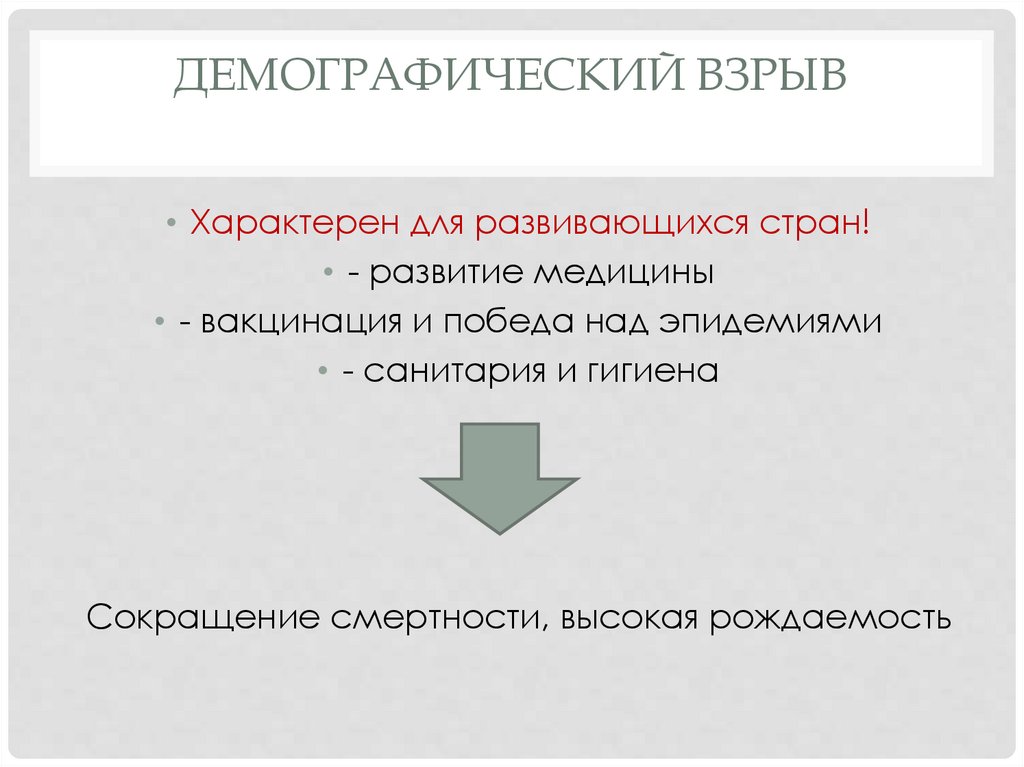 Демографический взрыв
