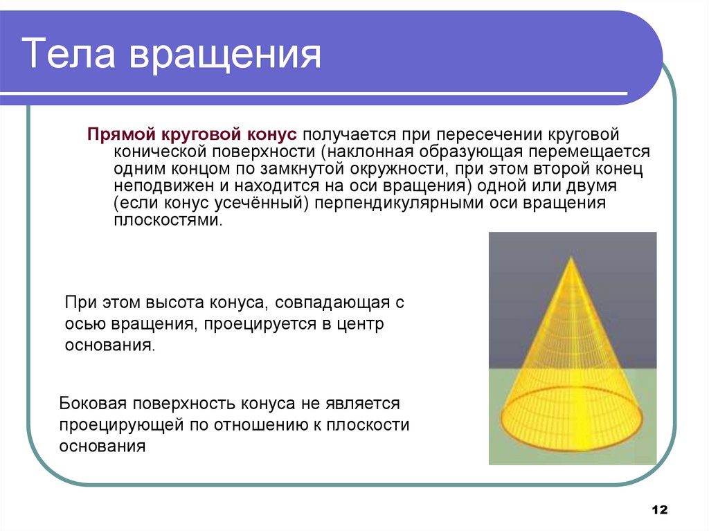 Тела вращения