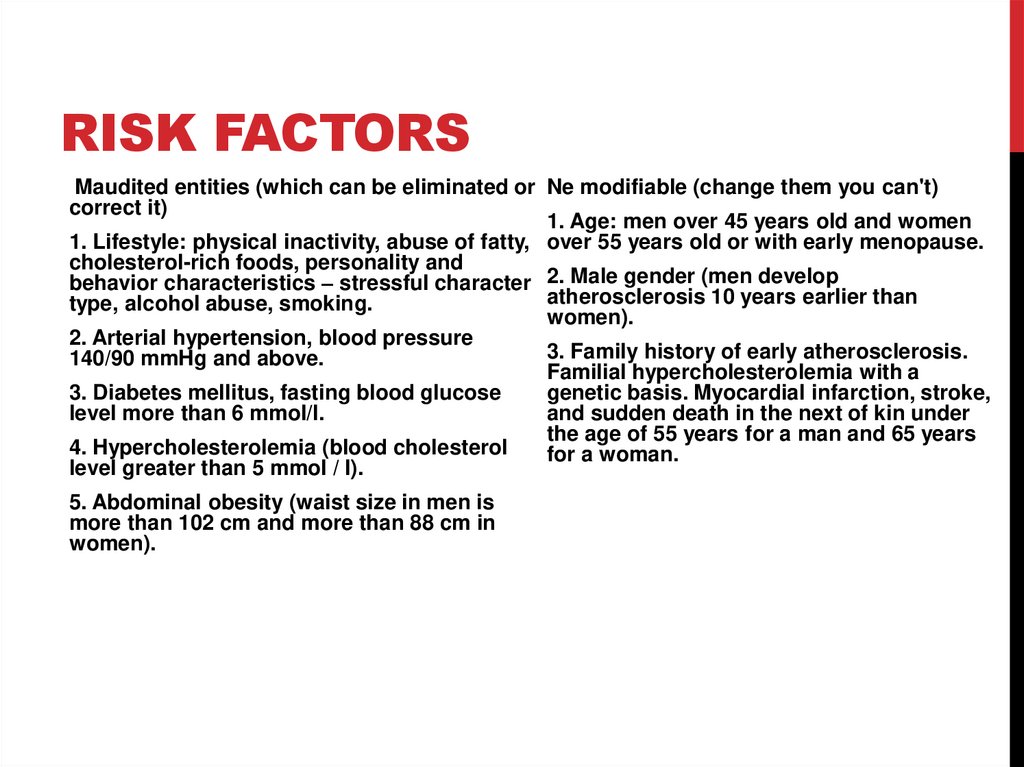 Risk factors