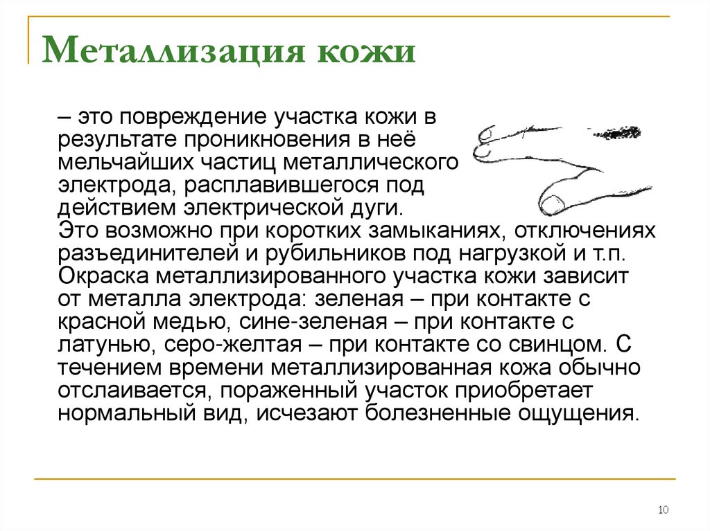 Металлизация кожи