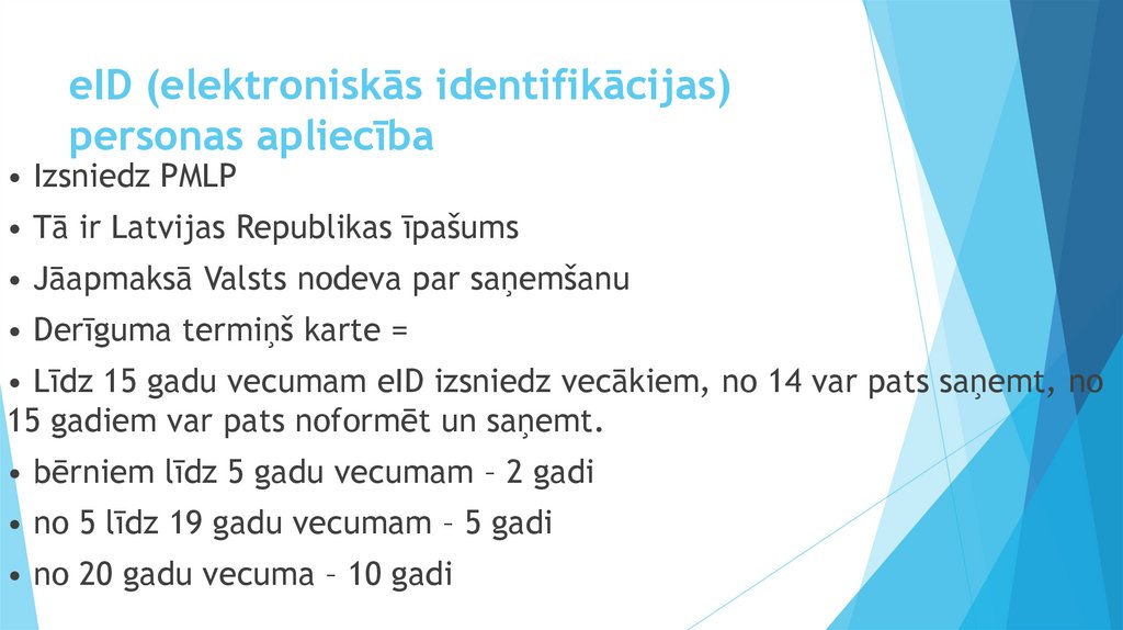 eID (elektroniskās identifikācijas) personas apliecība
