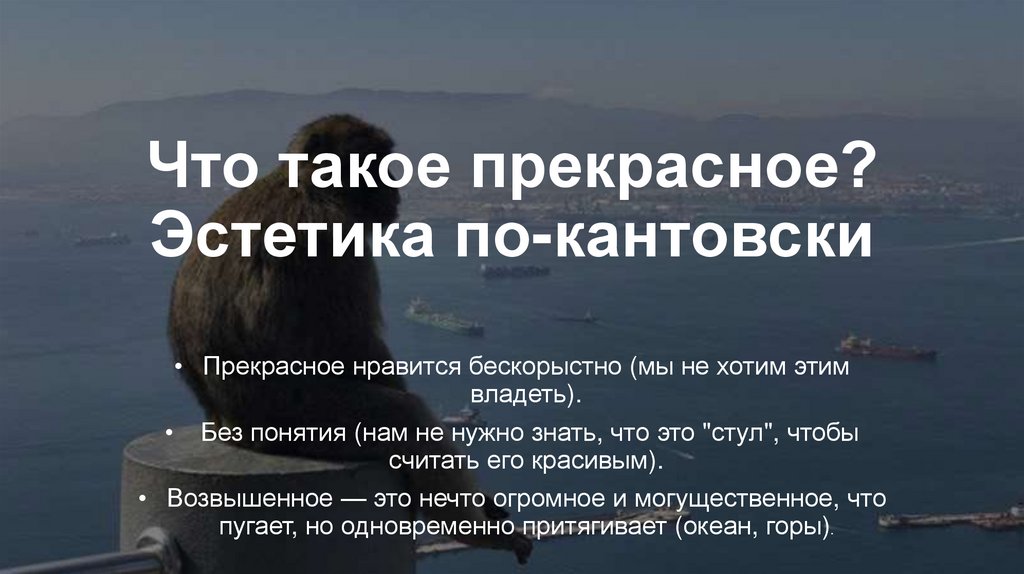 Что такое прекрасное? Эстетика по-кантовски