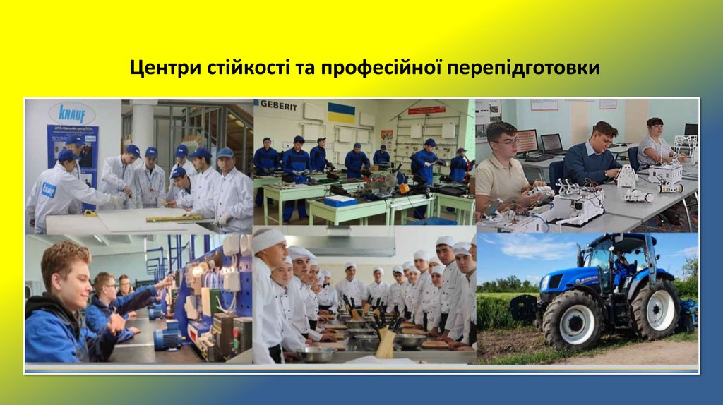 Центри стійкості та професійної перепідготовки