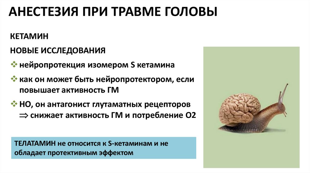 АНЕСТЕЗИЯ ПРИ ТРАВМЕ ГОЛОВЫ
