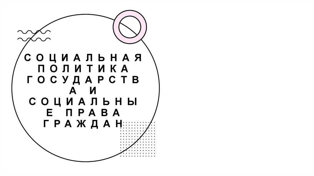 Социальная политика государства и социальные права граждан