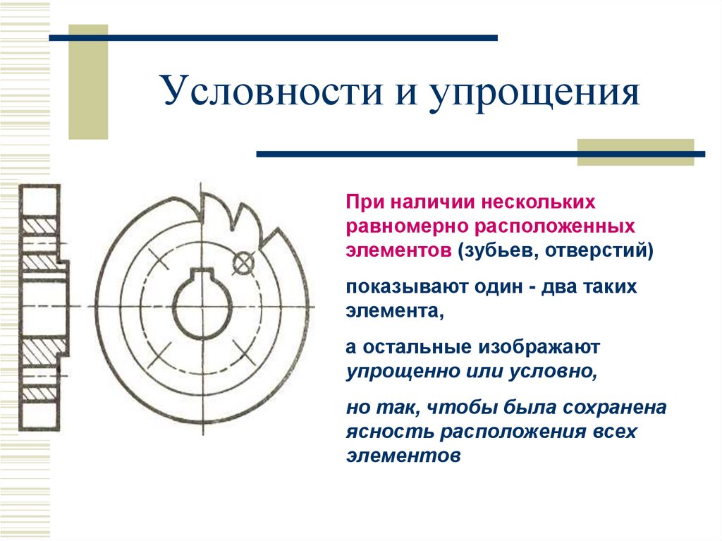 Условности и упрощения