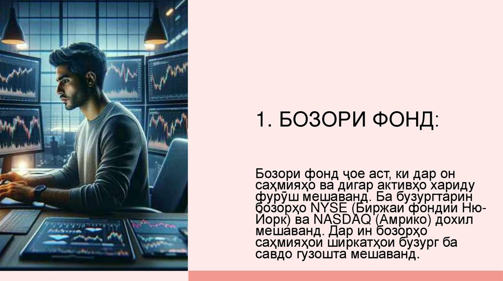 1. Бозори фонд: