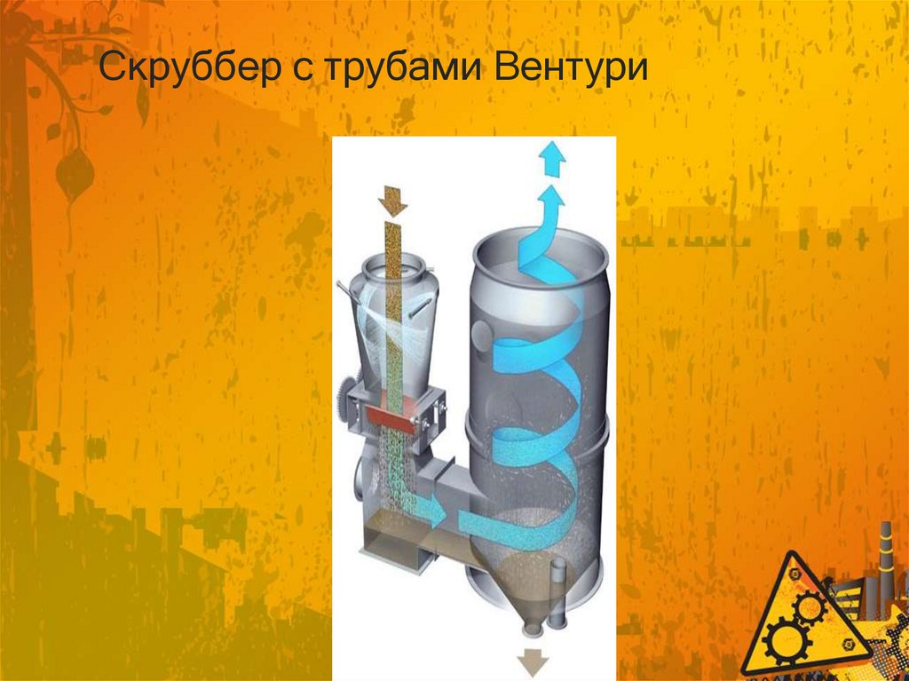 Скруббер с трубами Вентури