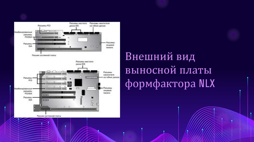 Внешний вид выносной платы формфактора NLX
