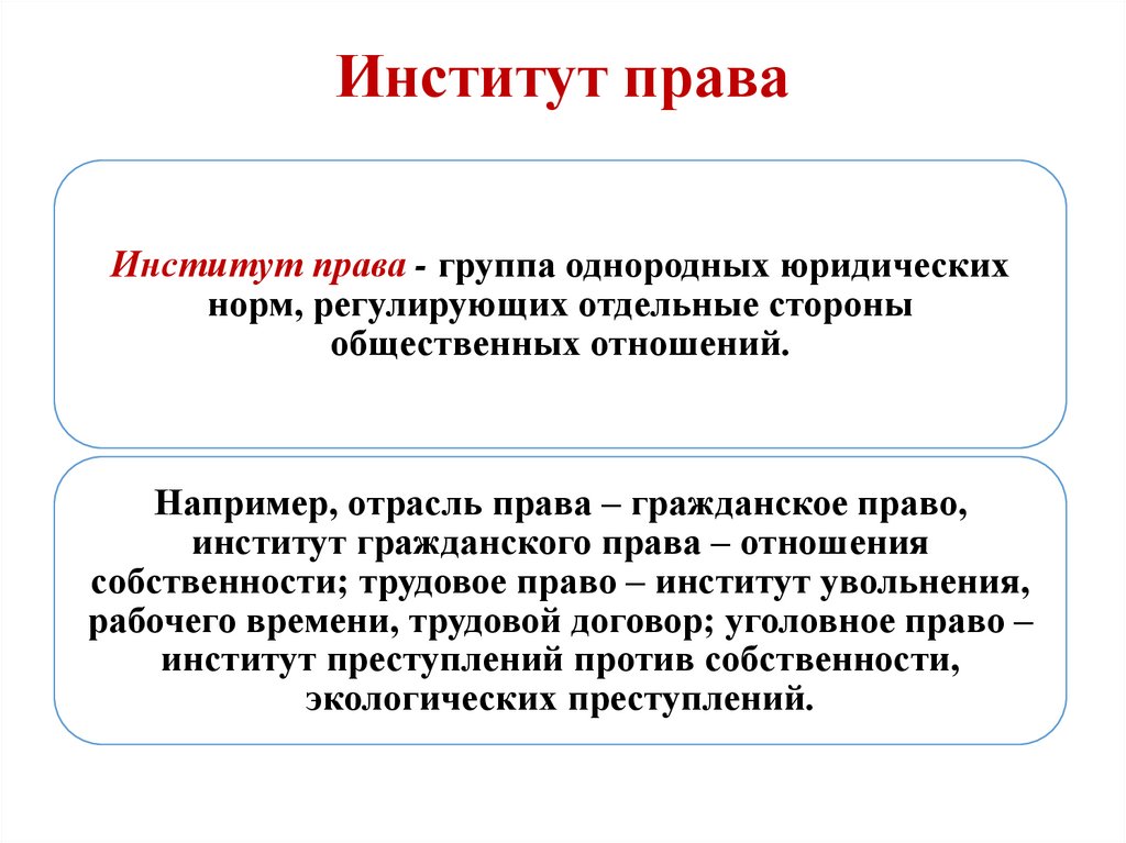 Институт права