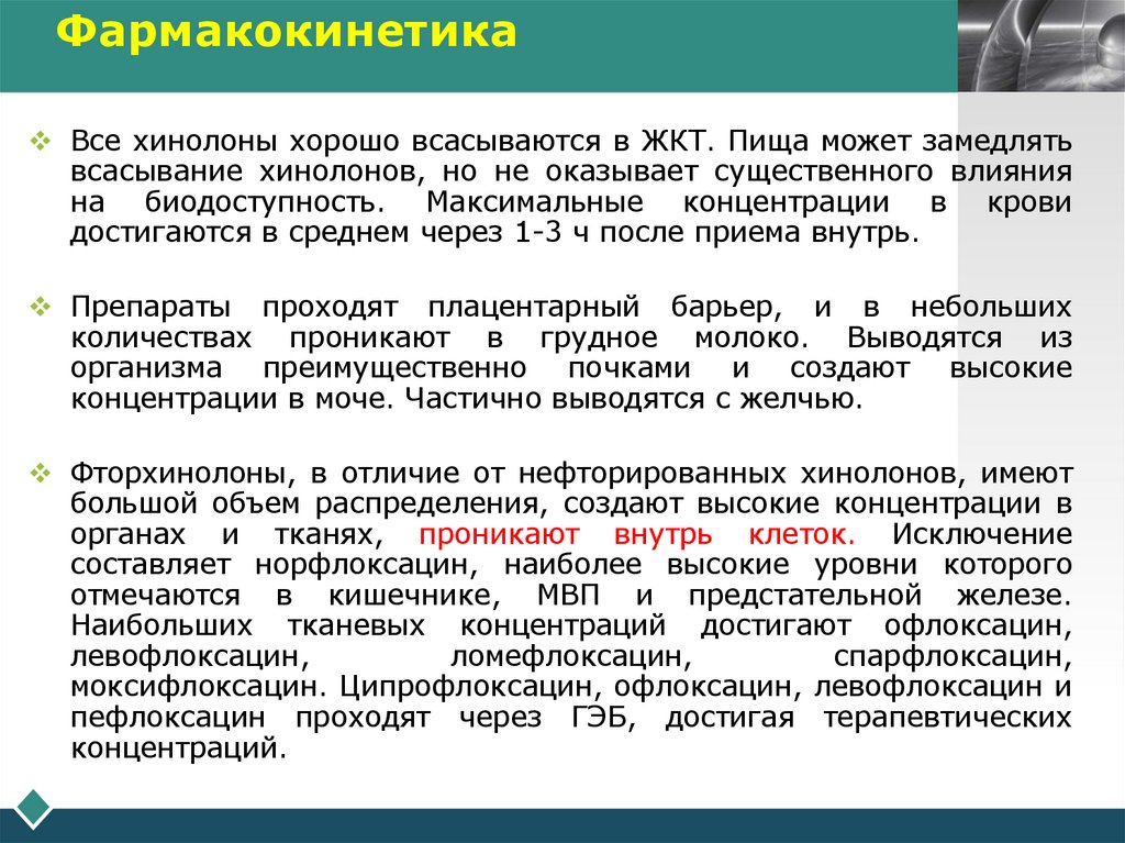 Фармакокинетика