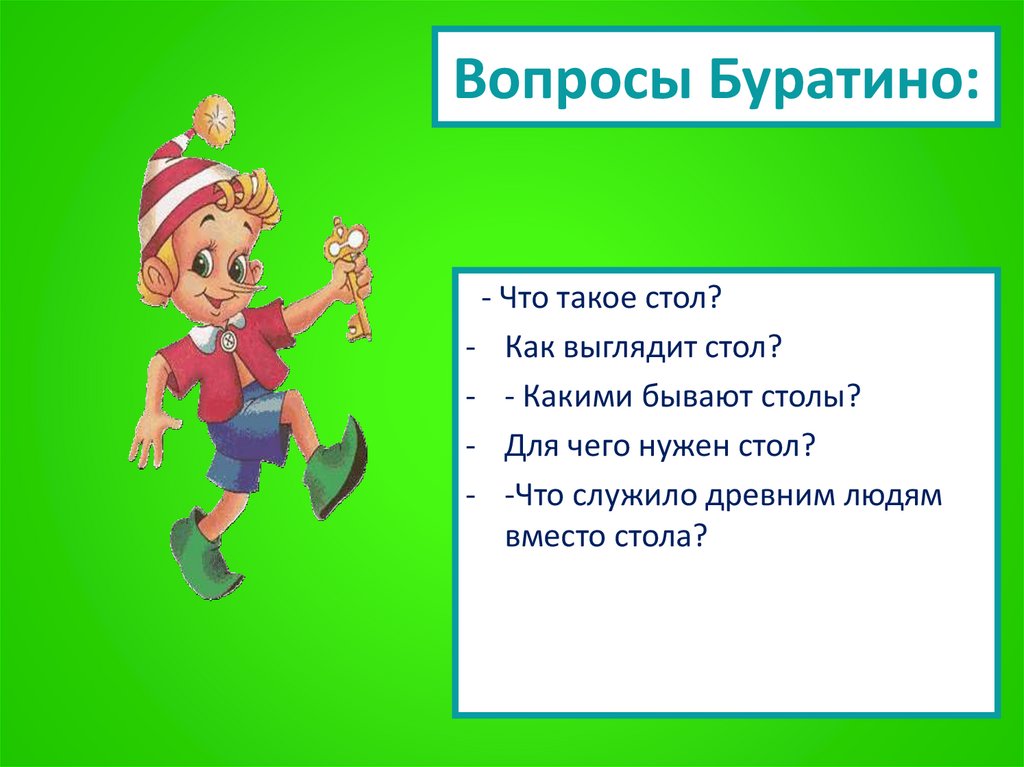Вопросы Буратино: