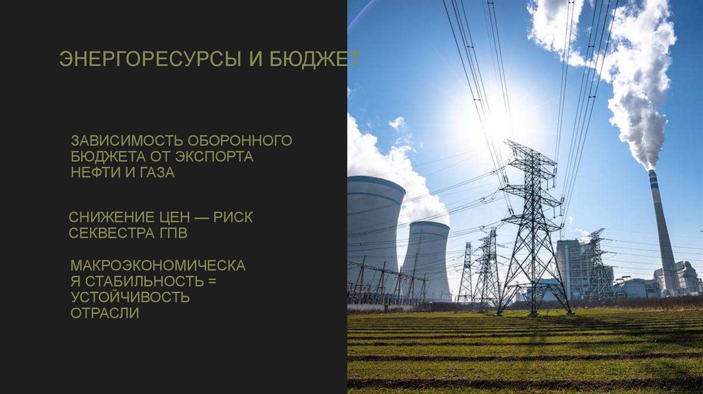 Энергоресурсы и бюджет